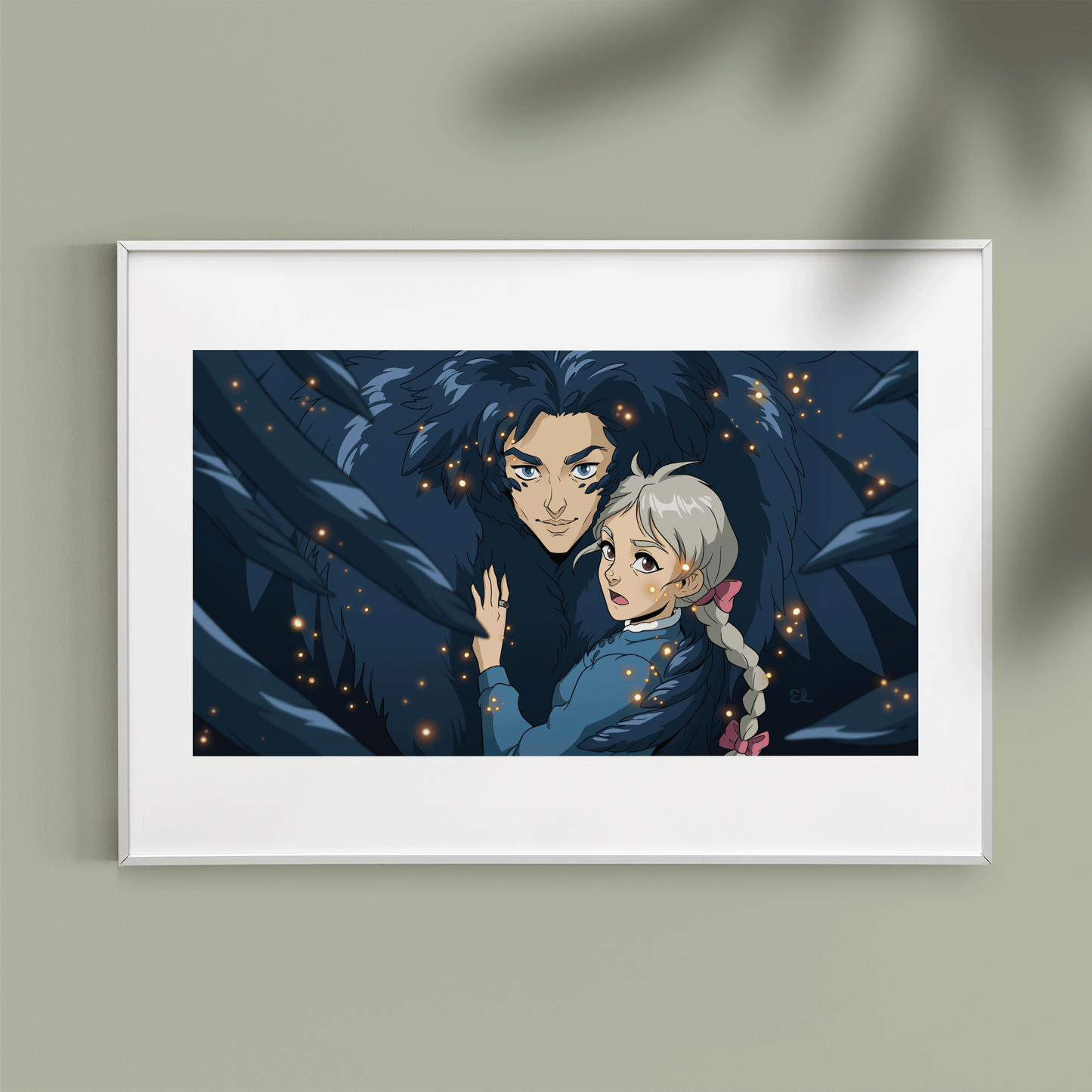 HOWL & SOPHIE | Howl’s Moving Castle Fanart | Art Print