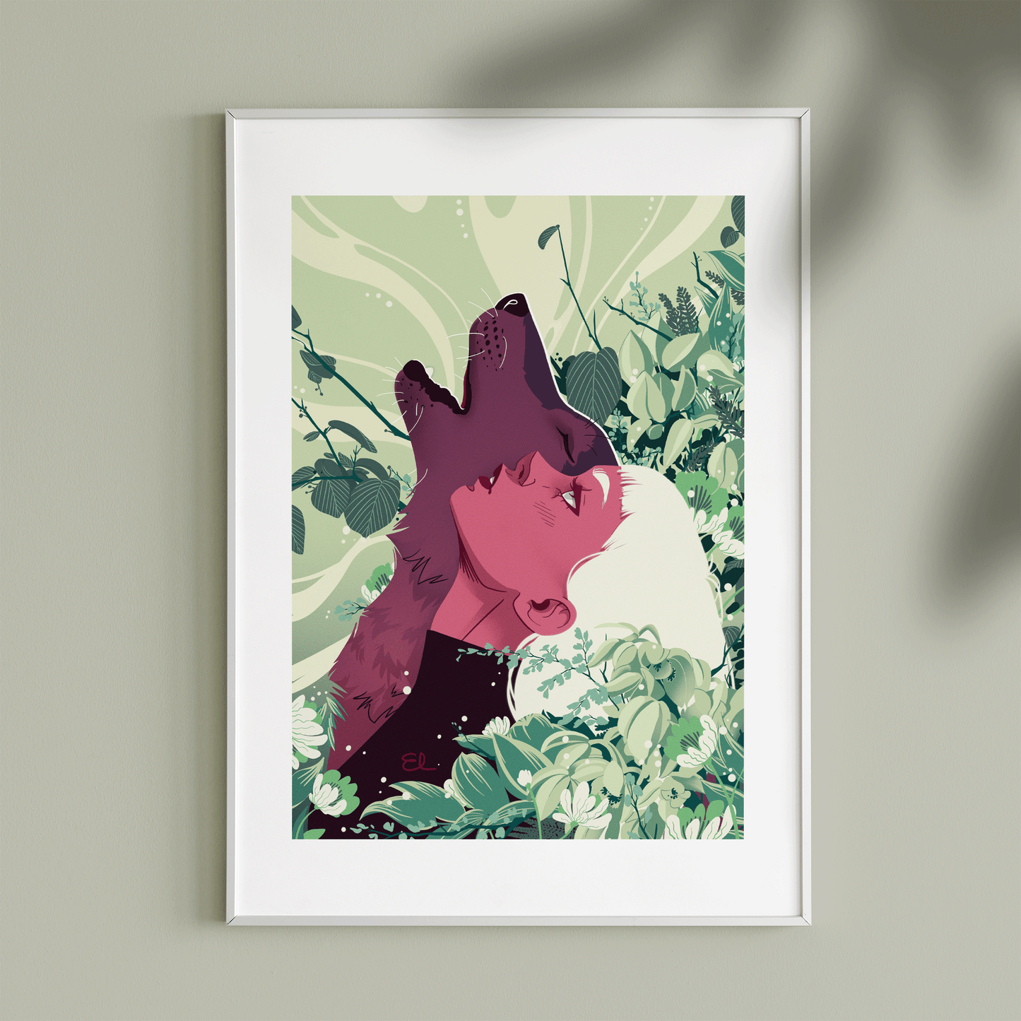 HOWLING LADY | Art Print