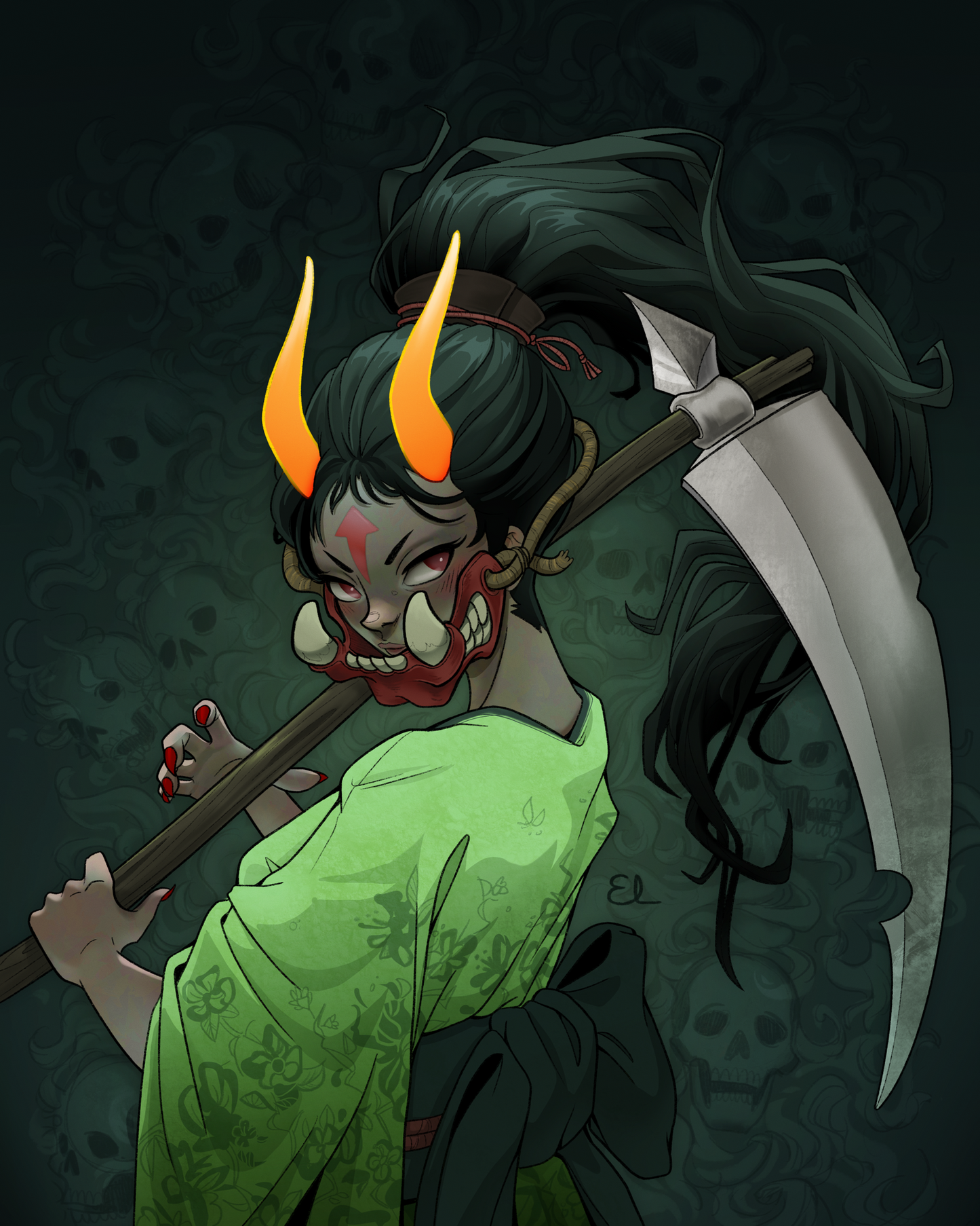 ONI GIRL | Art Print