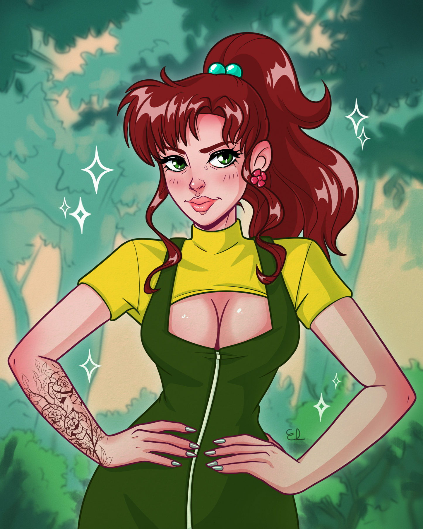 SAILOR JUPITER | Shirtcut Meme | Sailor Moon Fanart | Art Print