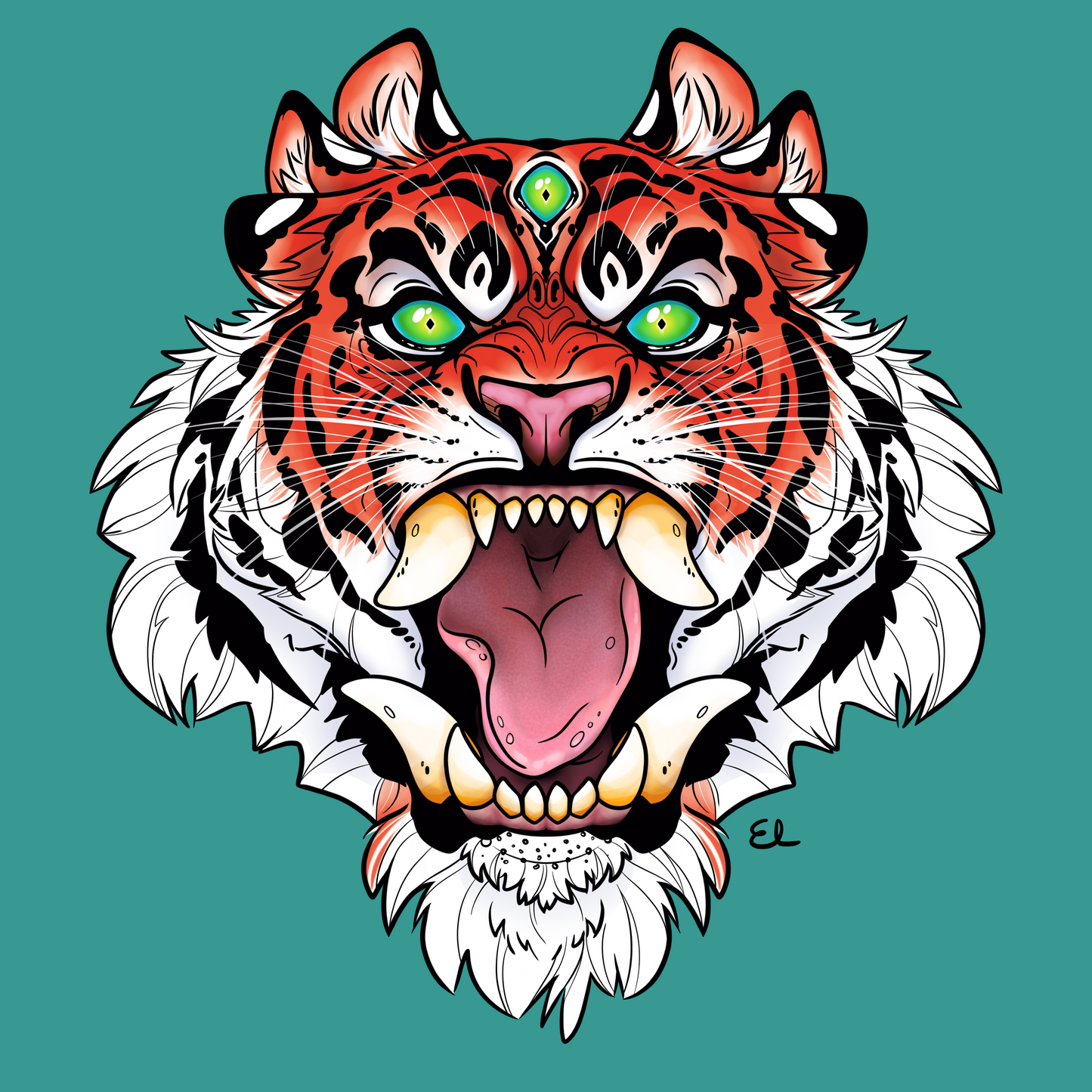Tiger Mask | Art Print