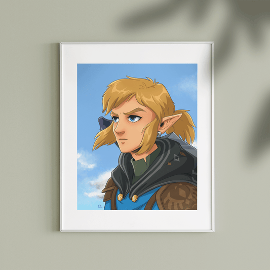 LINK | Zelda : Tears of the Kingdom Fanart | Art Print