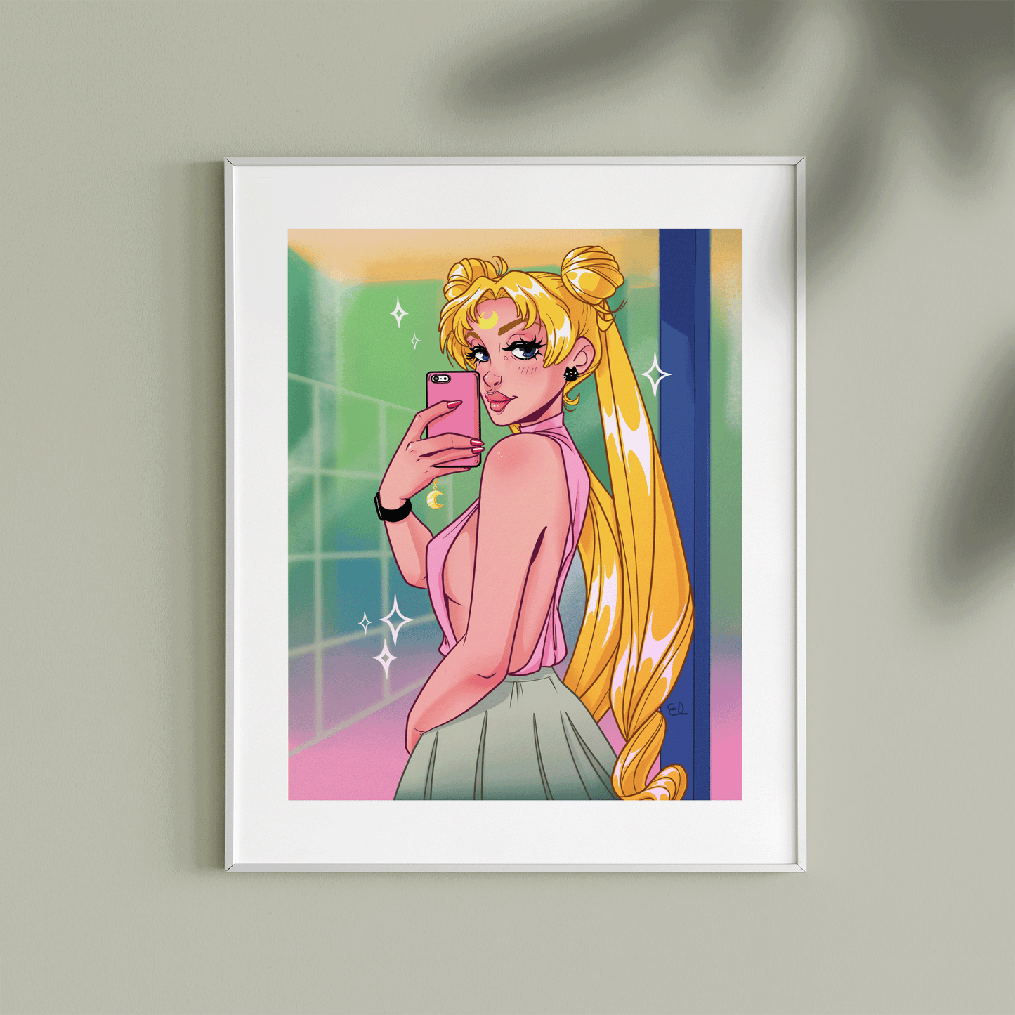 SAILOR MOON | Shirtcut Meme | Sailor Moon Fanart | Art Print