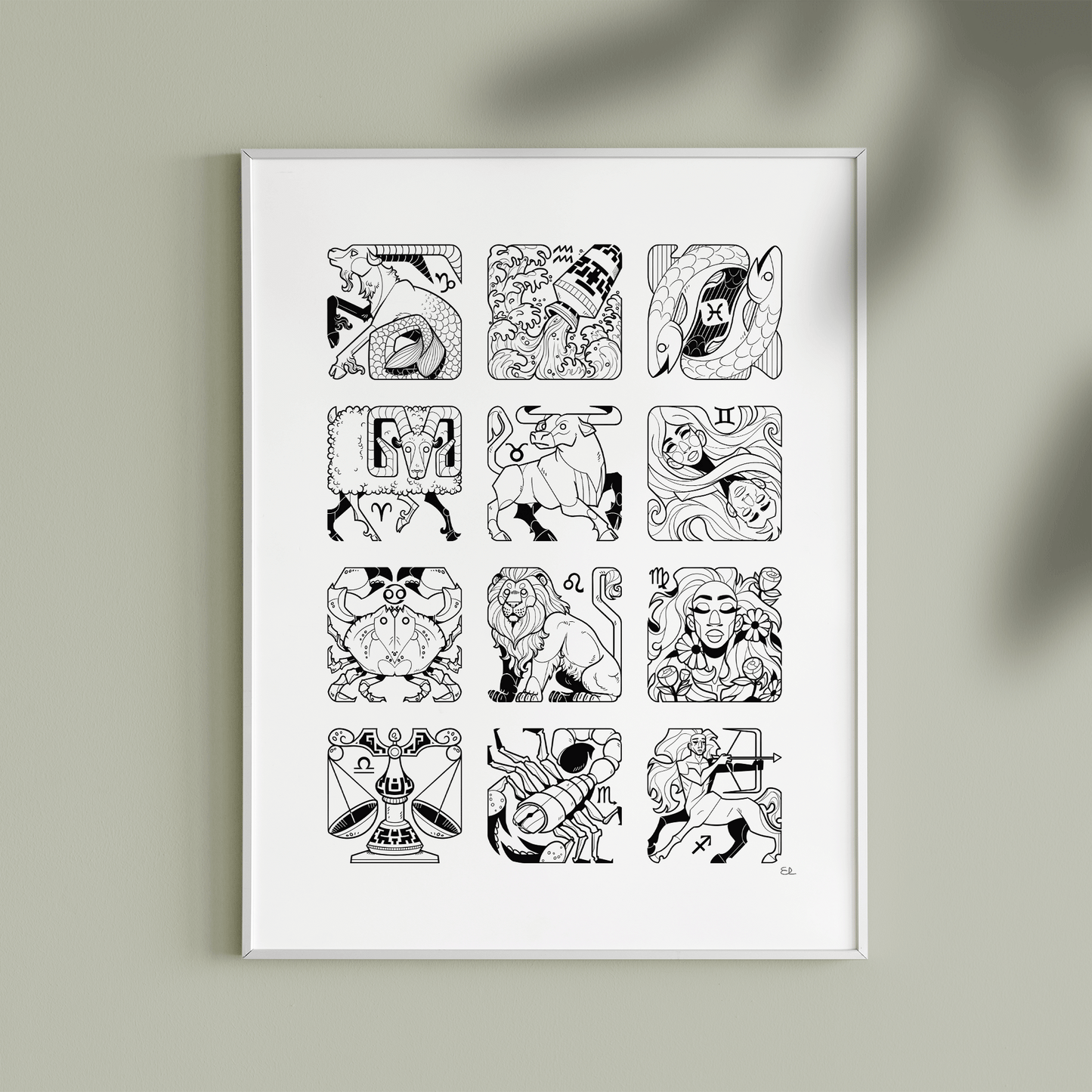 Western Zodiac | Art Print