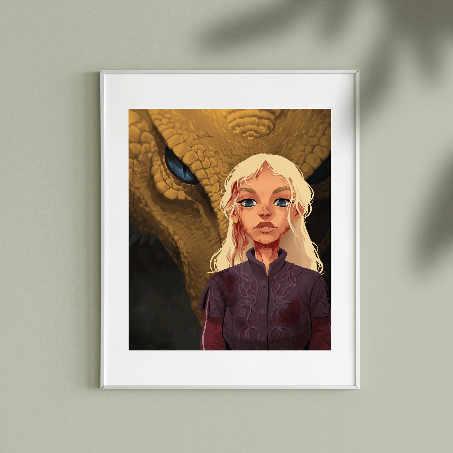 RHAENYRA TARGARYEN | House of the Dragon Fanart | Art Print